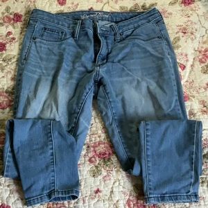 Midrise skinny jeans